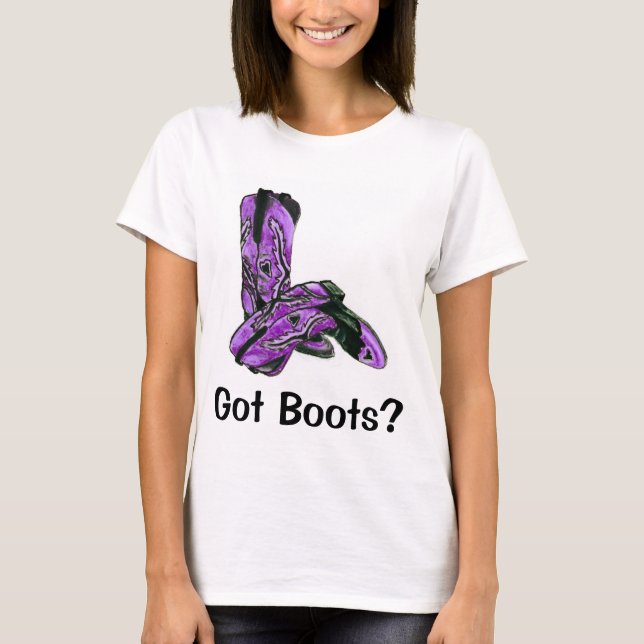 Ann Charles, camiseta BOOTS (Frente)