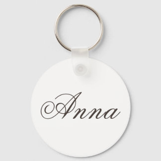 "Anna", chamada Basic Round Chaveiro