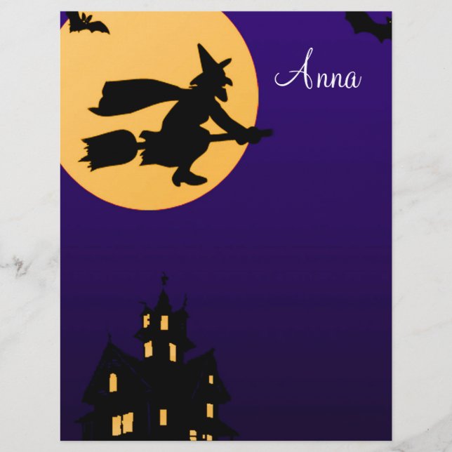 Anna Halloween Letterhead (Frente)