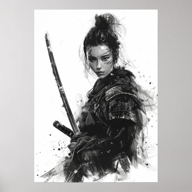 Anna Sawai Female Samurai Poster (Frente)