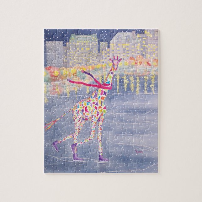 Annabelle no quebra-cabeça do gelo (Vertical)