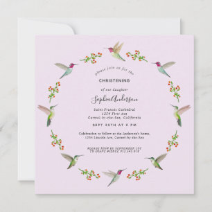 Anna's Hummingbird Christening