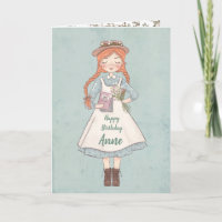 Anne of Green Gables | Cartão de Aniversário