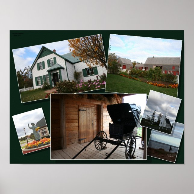 Anne of Green Gables, poster de colagem! (Frente)