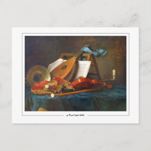 Anne Vallayer-Coster nº 10 - Cartão postal de arte