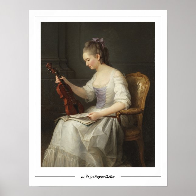 Anne Vallayer-Coster Zedign Art Poster nº 3 (Frente)