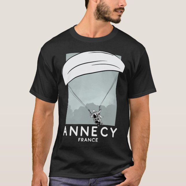 Annecy France Paragliding Essential T-Shirt (Frente)