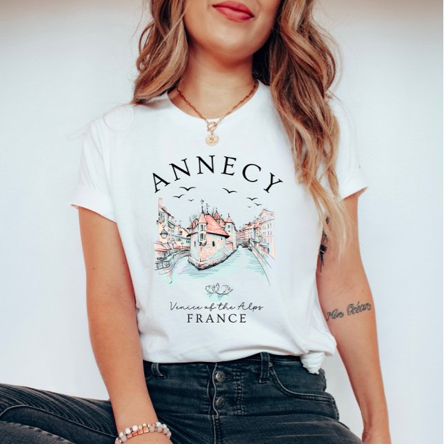 Annecy France T-Shirt – Venice of the Alps (Criador carregado)