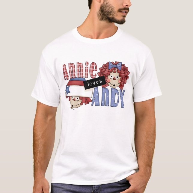 Annie ama o camiseta e os presentes de Andy (Frente)