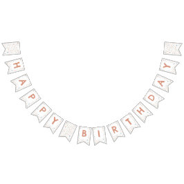 Annie Confetti - Bandeira de pontos de aquarela