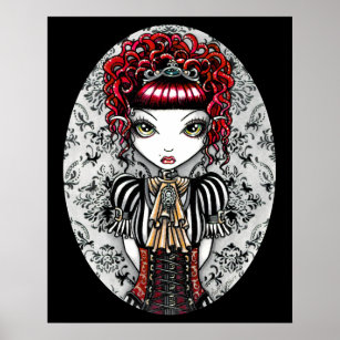 Annie Gothic Victorian Fae Poster