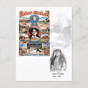 Annie Oakley 1860 - 1926 - cartão postal