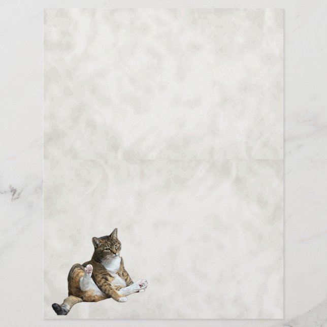 Annie The Cat's Stationery Paper (Frente)