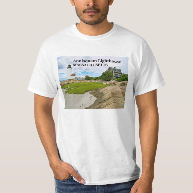 Annisquam Lighthouse, Massachusetts T-Shirt (Frente)