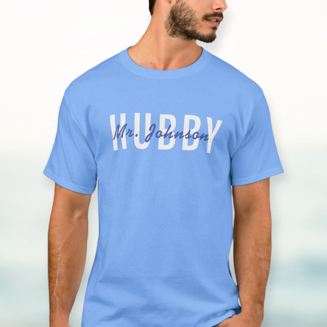 Anniversary printed t-shirt /hubby shirt (Criador carregado)