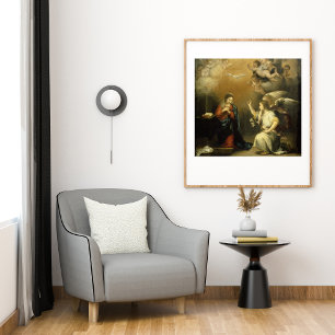 Annunctiation, impressão da foto das belas artes