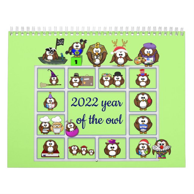 Ano 2022 do calendário do coruja (Capa)