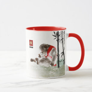 Ano chinês das canecas 2016 do presente do macaco