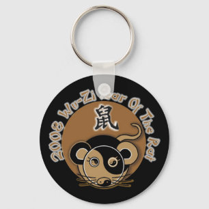 Ano Chinês De 2008 Dos Chaveiros De Rato