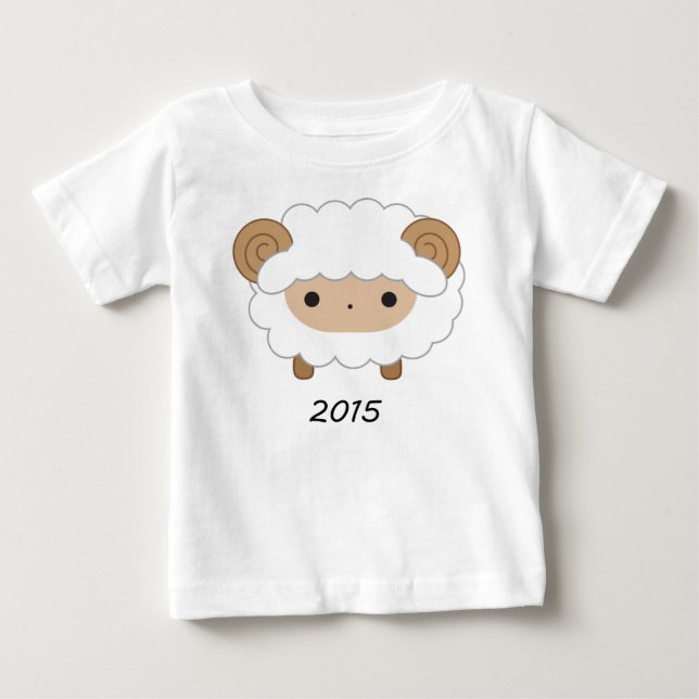 Ano da camisa dos miúdos dos carneiros 2015 (Frente)
