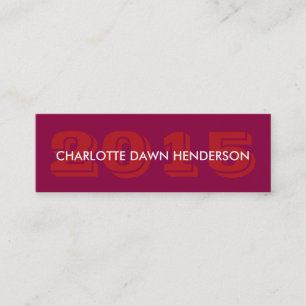 Ano da classe de lançamento da graduação do cartão