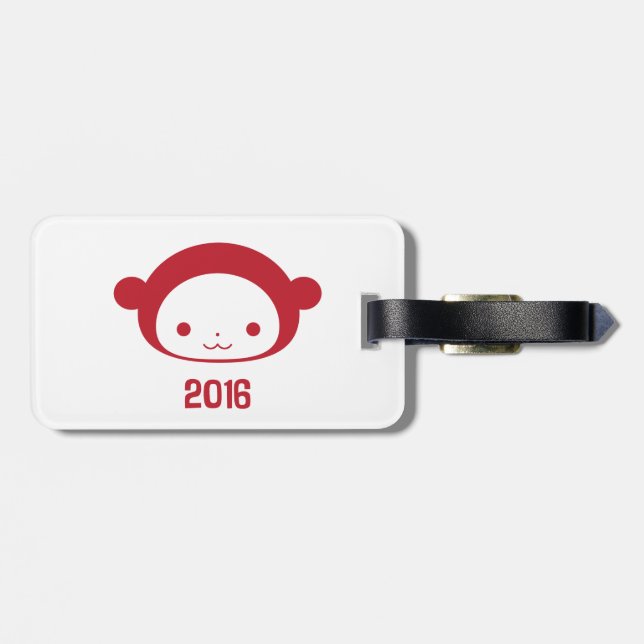 Ano da Etiqueta de Bagagem de 2016 (Traseira Horizontal)