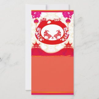 ano do Cartão com fotos de cabra