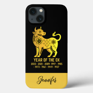 Ano Dourado De Gradiente Da Denominação Zodiac Ox