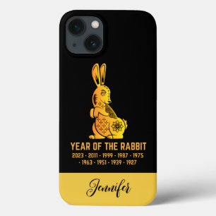 Ano Dourado De Gradiente Do Rabbit Zodiac Nome Pre