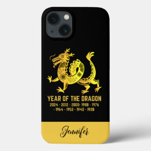 Ano Dourado Do Dragão Zodiac Nome Negro