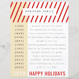 Ano em análise carta de férias listras de cana doc