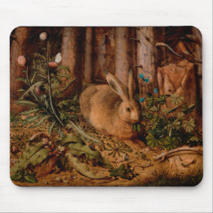Ano europeu do coelho da pintura Mousepad 2023
