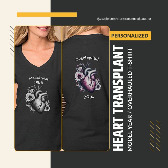 Ano-Modelo/Transplante Cardíaco Revisto T-Shirt (Criador carregado)