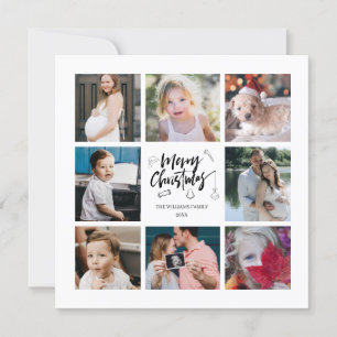 Ano na Revisão 8 Cartão de Natal para Colagem de F