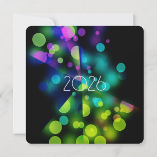 ano novo 2026 com bolhas multicoloridas