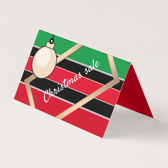 ano novo, ano novo, cartão de desconto de venda (Frente)