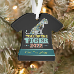 Ano Novo Chinês 2022 - Ornamento do Tigre Branco