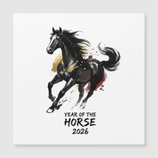 Ano Novo Chinês 2026 Cavalo Arte