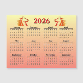 Ano Novo Chinês do Cavalo 2026 Calendário