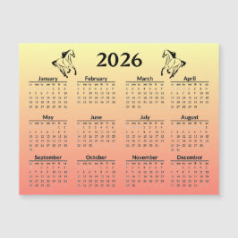 Ano Novo Chinês do Cavalo Calendário 2026