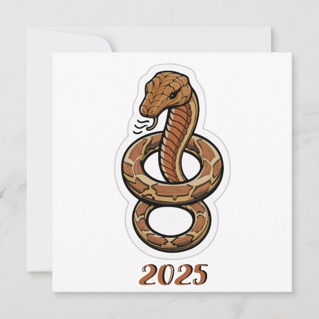 Ano Novo Chinês Do Cobra 2025 (Frente)