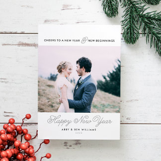 Ano Novo e Cartão com fotos de Ano Novo