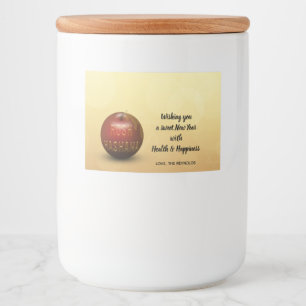 Ano novo judaico de Rosh Hashanah - etiqueta da