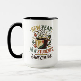 Ano Novo Novos Alunos Mesma Caneca de Café para Pr