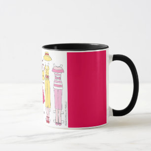 Anos 50 fabuloso: Caneca de papel da arte da
