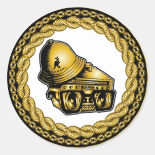 "anos 80 Bebê-Johnny 5" etiqueta