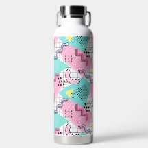 anos 80 Memphis Turquoise Rosa Ativa