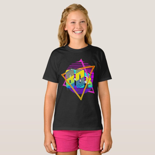 anos 80 Retro Vintage - Camisa Solar (Frente Completa)