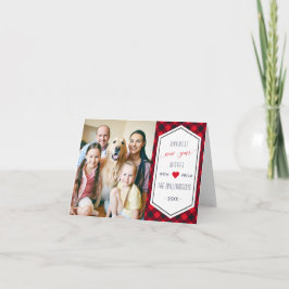 Anos novos Buffalo Xadrez Cartões de natal Foto