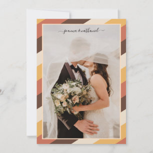 Anos setenta Retro Striped Nós Elocuímos Anúncio 7